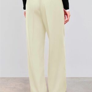 Cider Cream Wide Leg Linen Women's Pants